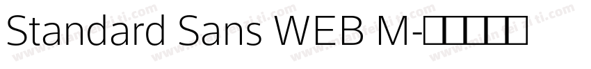 Standard Sans WEB M字体转换